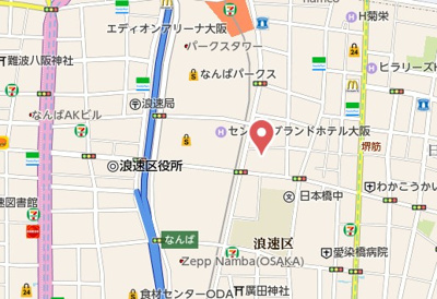 【地図】 | アドバンス難波ウインズ