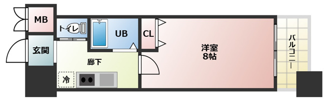 【間取り】 | アドバンス難波ウインズ