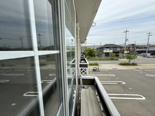 パレス苫編1番館のバルコニー