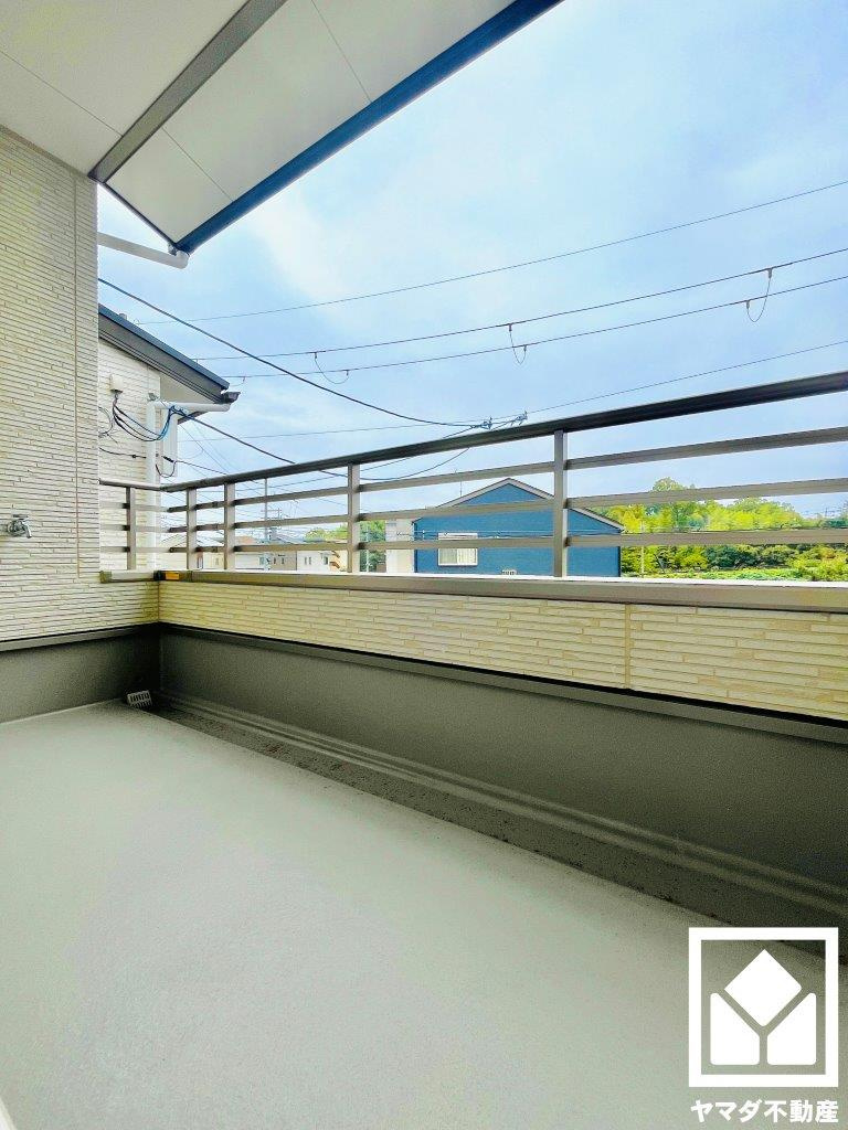 京田辺市三山木越前　４号地のバルコニー