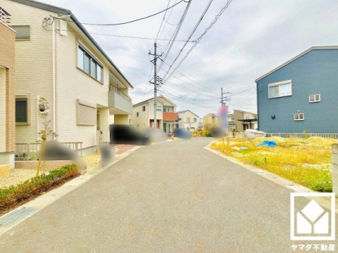京田辺市三山木越前　４号地の前面道路含む現地写真