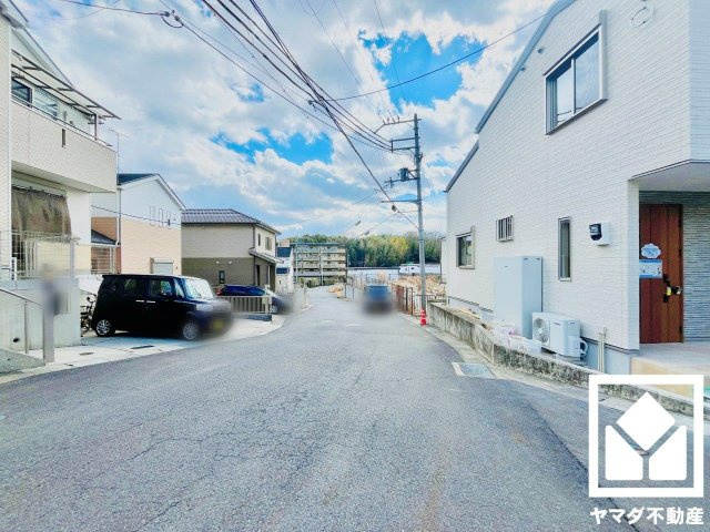 京田辺市三山木越前　25号地の前面道路含む現地写真