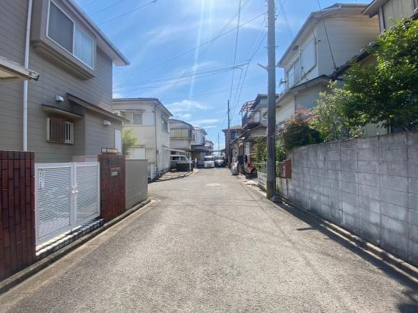 和歌山市鳴神　土地の前面道路含む現地写真