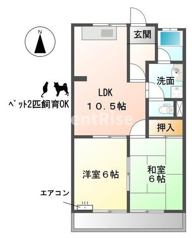サンハイツⅠの間取り|間取図