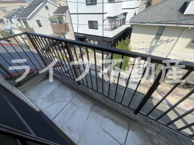 ハイツシャイニングNのバルコニー|陽当たり良好なバルコニーです