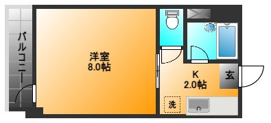 メディカルコーポⅡの間取り