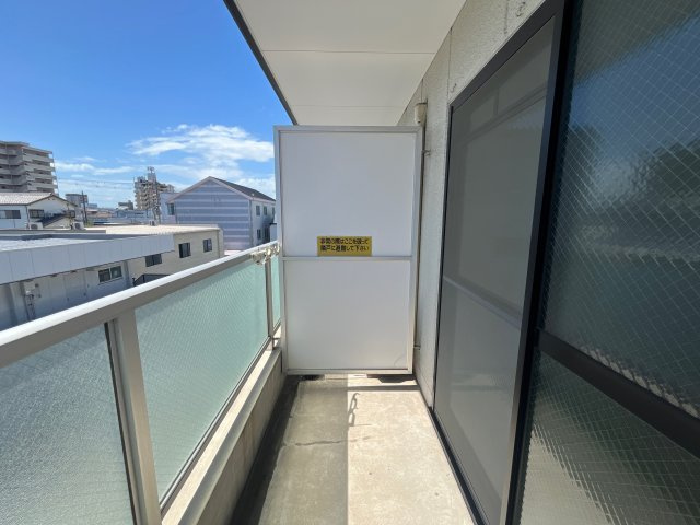 コーポエム・エヌのバルコニー