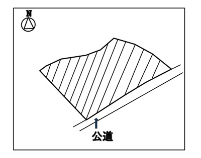 【区画図】 | 辰野町赤羽 売地⑤ | 区画図