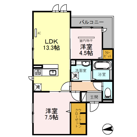 【間取り】 | メゾンクレール