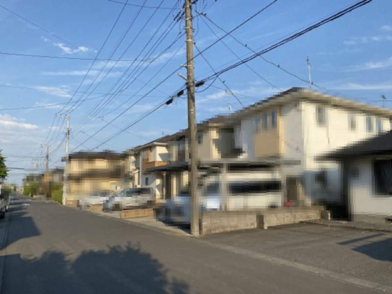 行田市藤原町～中古戸建住宅～の前面道路含む現地写真|全面道路6ｍ公道。