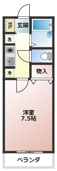 ビューパレス上戸田の間取り