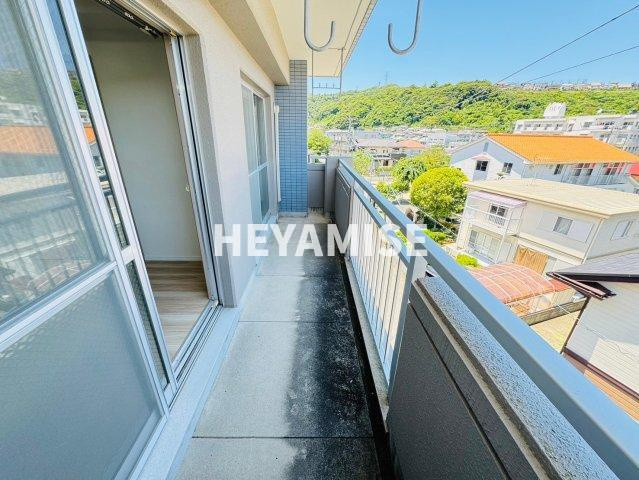 第2マスダハイツのバルコニー