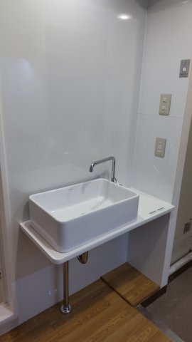 鞍馬口アイビーハウスの洗面所