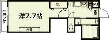メゾン・メルシーの間取り|代表的な間取りです