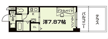 LA・CREA京都御苑北の間取り|代表的な間取りです