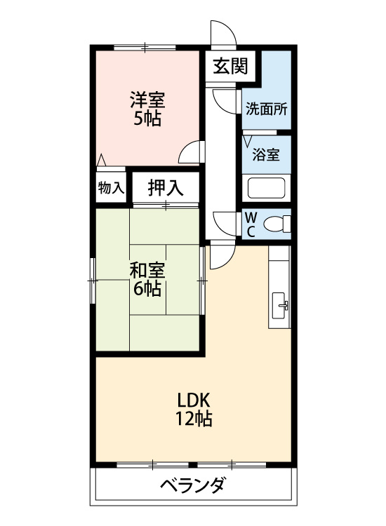 クレスト共和　　刈谷市近郊の賃貸ならクラスホーム刈谷の間取り