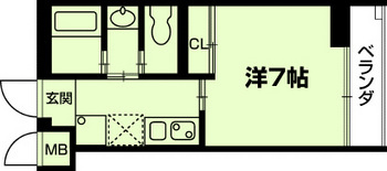 ウィーブス御所北の間取り|代表的な間取りです