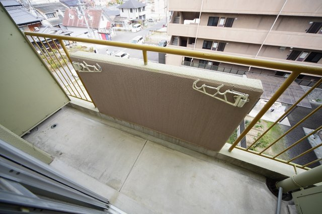 スタジオMのバルコニー