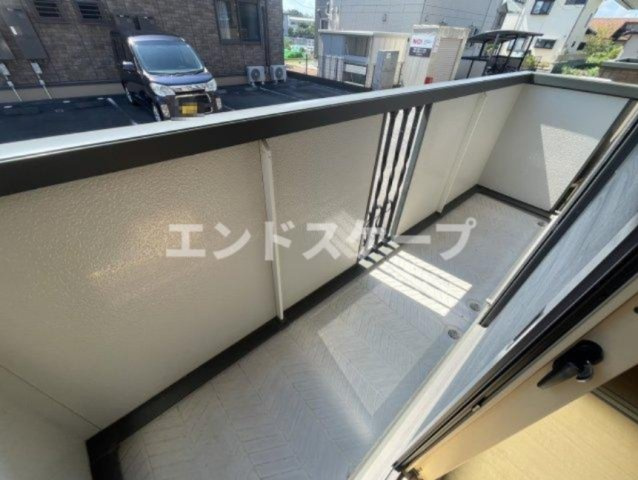 ヴィラ南雲　Ａ/Ｂのバルコニー|高崎、前橋、伊勢崎エリアのお部屋探しはエンドスケープまで！お客様の理想お聞かせ下さい♪