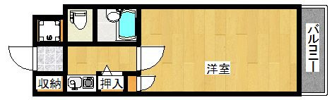 【間取り】 | ジュパ-ル別府 | 現況優先。