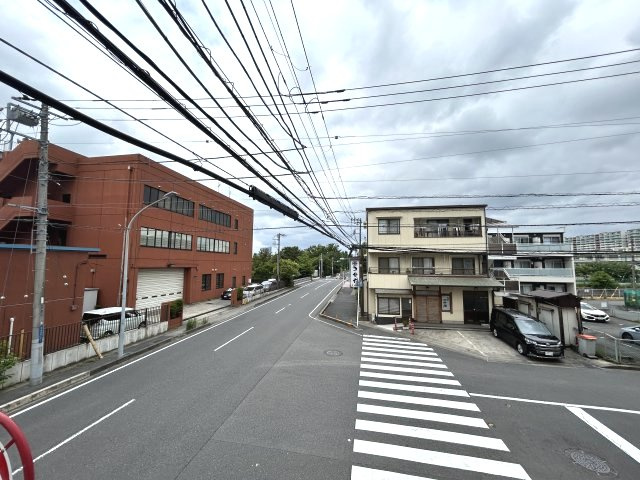 前面道路です。