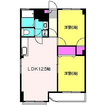 シャトレー新井の間取り
