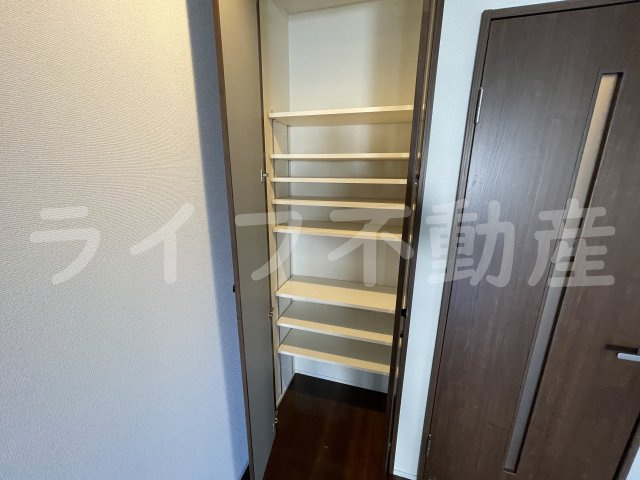 プレセアコート花園B棟の収納|小物を収納するのに便利です