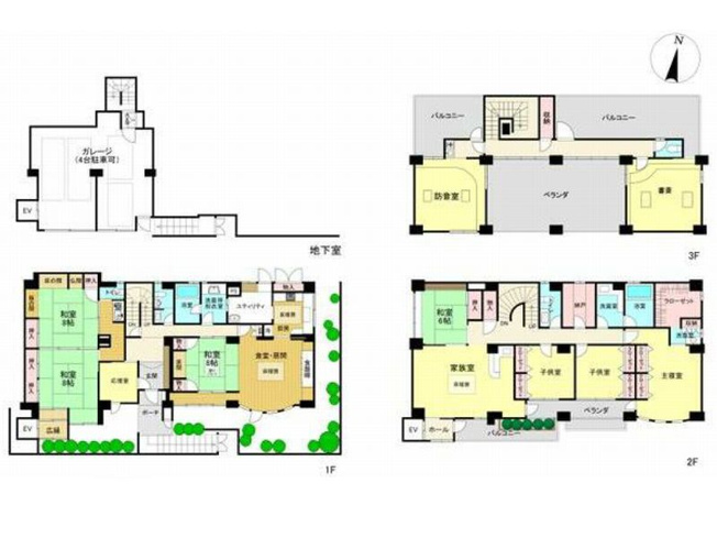 【間取り】 | 山科区四ノ宮小金塚　中古戸建