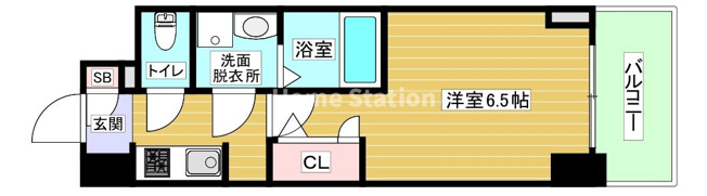 【間取り】 | S-RESIDENCE福島玉川Deux