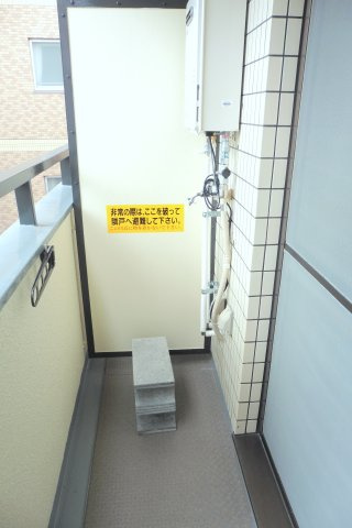 カームハウス堀川のバルコニー