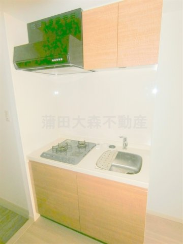 K-residence蒲田のキッチン|2口ガスシステムキッチン　