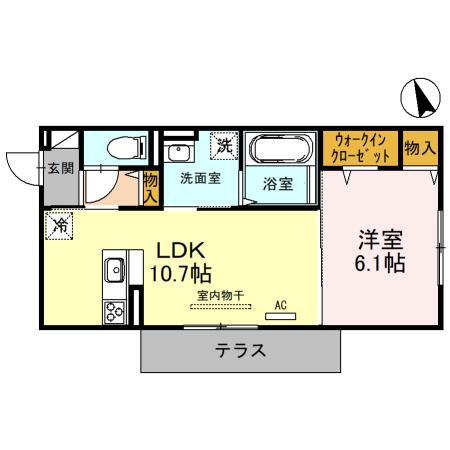 【間取り】 | ラフィーネ八尾東