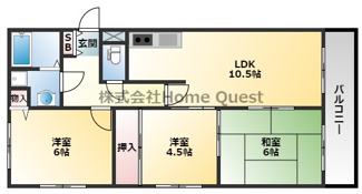 【間取り】 | ハイグレード堅下