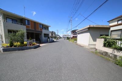 【前面道路含む現地写真】 | 加須市川口4丁目土地
