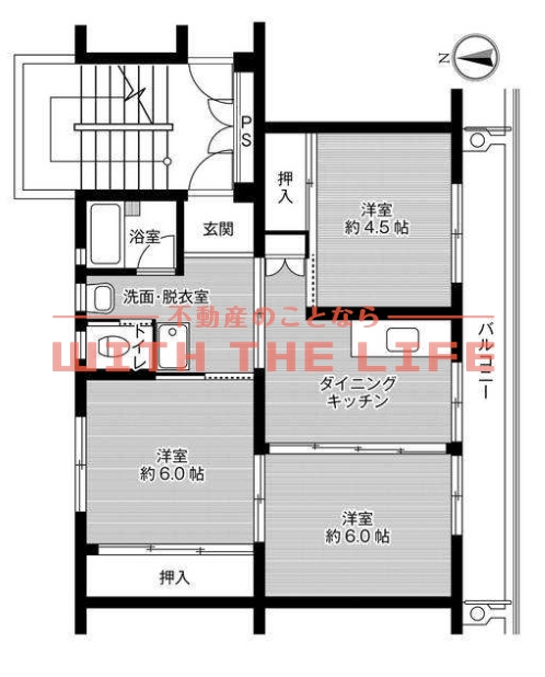 ビレッジハウス佐賀【キャッシュバック対象】の間取り