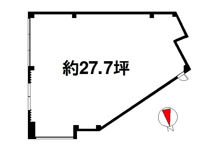 南郡山筒井店舗（667-2）の間取り