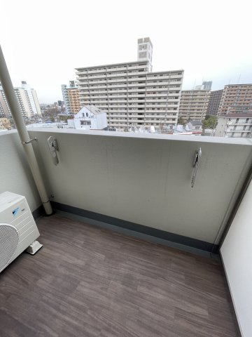 ディクス梅田東レジデンスのバルコニー