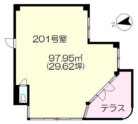 土曜館ビルの間取り