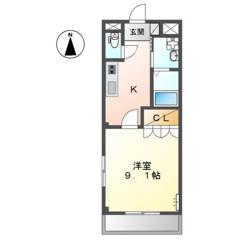 【間取り】 | グリーンベル六番館