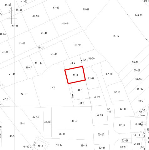 郡山市十貫河原　売地の土地図