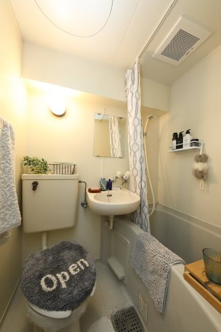 学生会館シティパレス京都の浴室|ユニットバスタイプ※モデルルーム