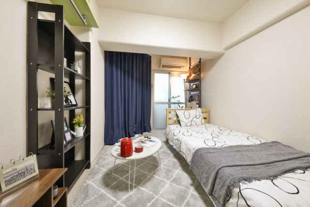 学生会館シティパレス京都の居間・リビング|※部屋タイプ：A