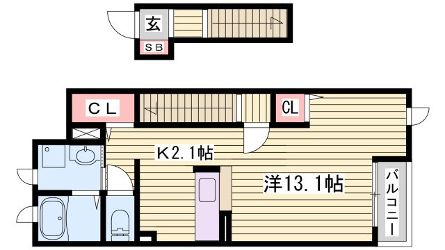 グラン・シャリオ住吉の間取り