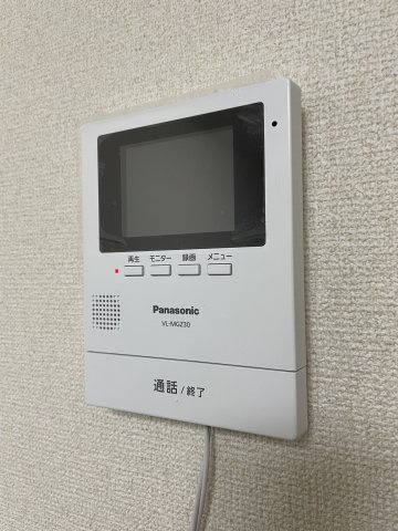 カサヴェール片岡Ⅱのセキュリティ|モニター付きインターホン