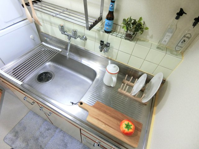 カサヴェール片岡Ⅱのキッチン|※ガスコンロ付