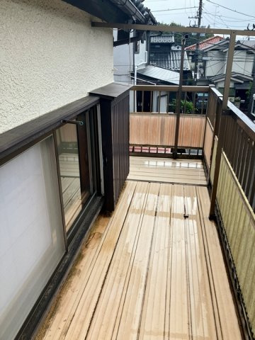 大野台戸建のバルコニー