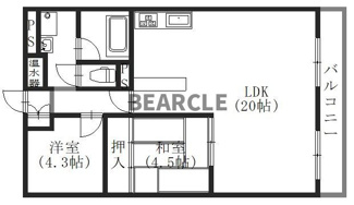 【間取り】 | 桂ガーデンハイツ