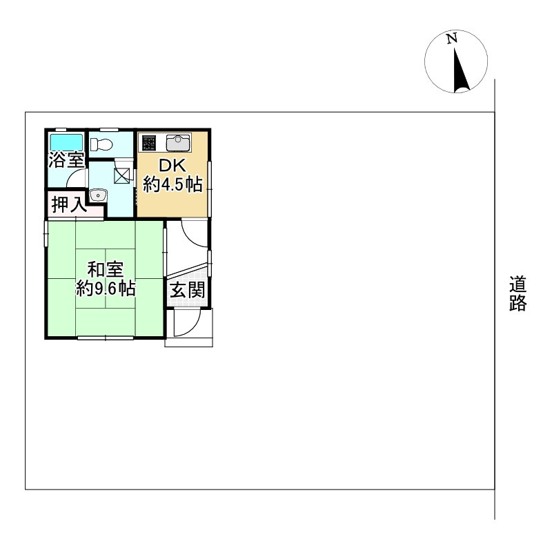 蒲生郡竜王町大字薬師　中古戸建の間取り