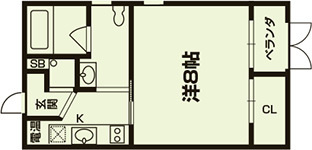 菊岡家　室町館の間取り|代表的な間取りです
