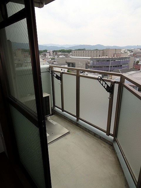 菊岡家　弁財天館のバルコニー